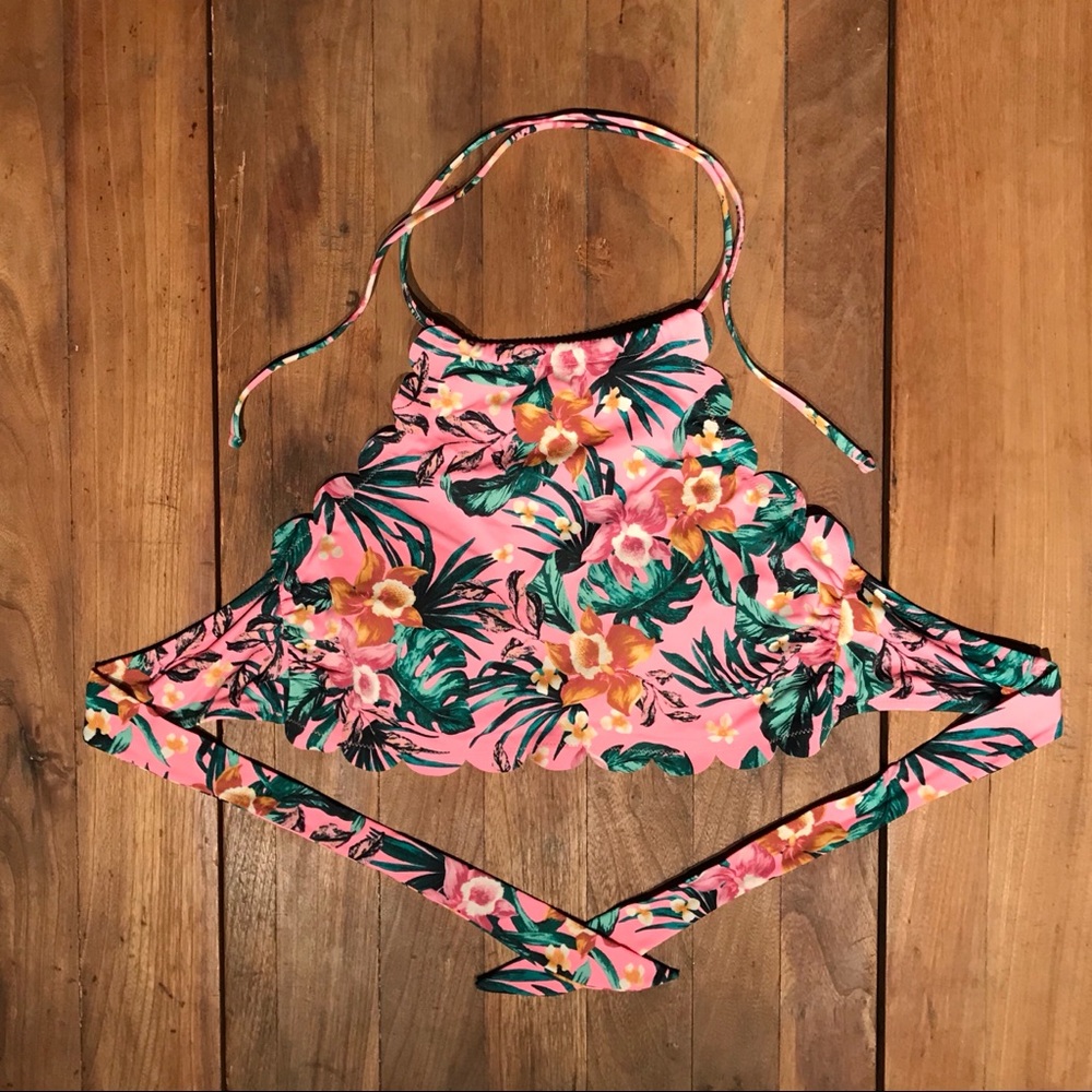 Vanilla Beach Scalloped Bikini Set Size L